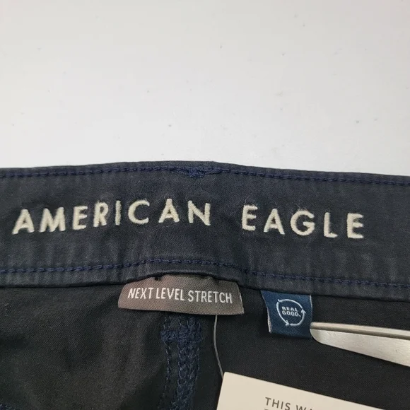 American Eagle Black Next Level Stretch High Rise Jeggings Sz 10/30 NEW - Picture 10 of 16
